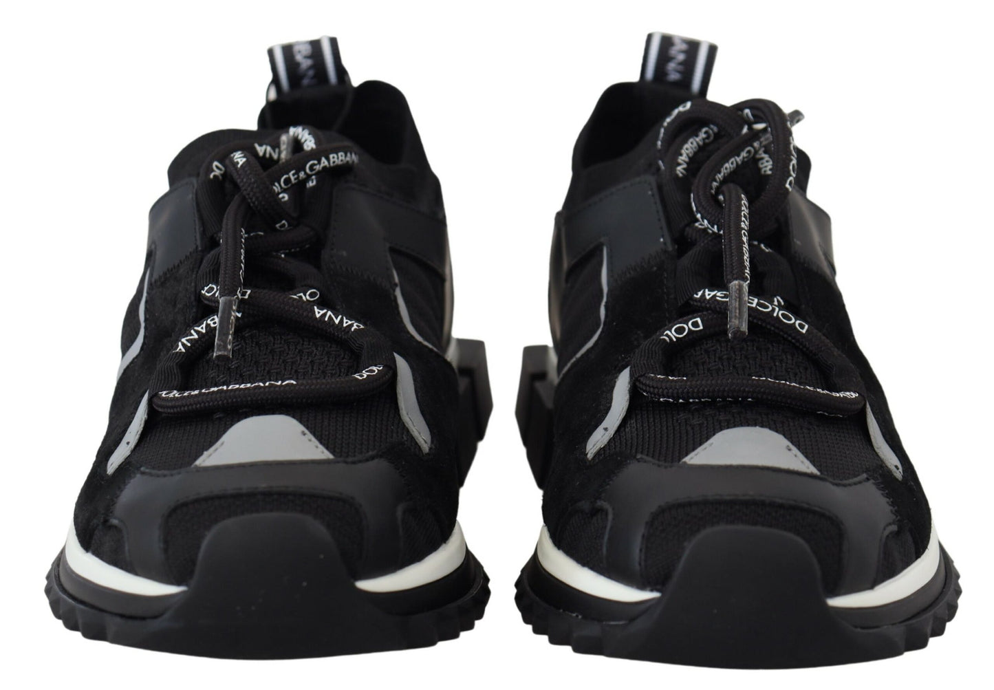Dolce & Gabbana Sorrento Trekking-Sneakers aus schwarzem Mesh