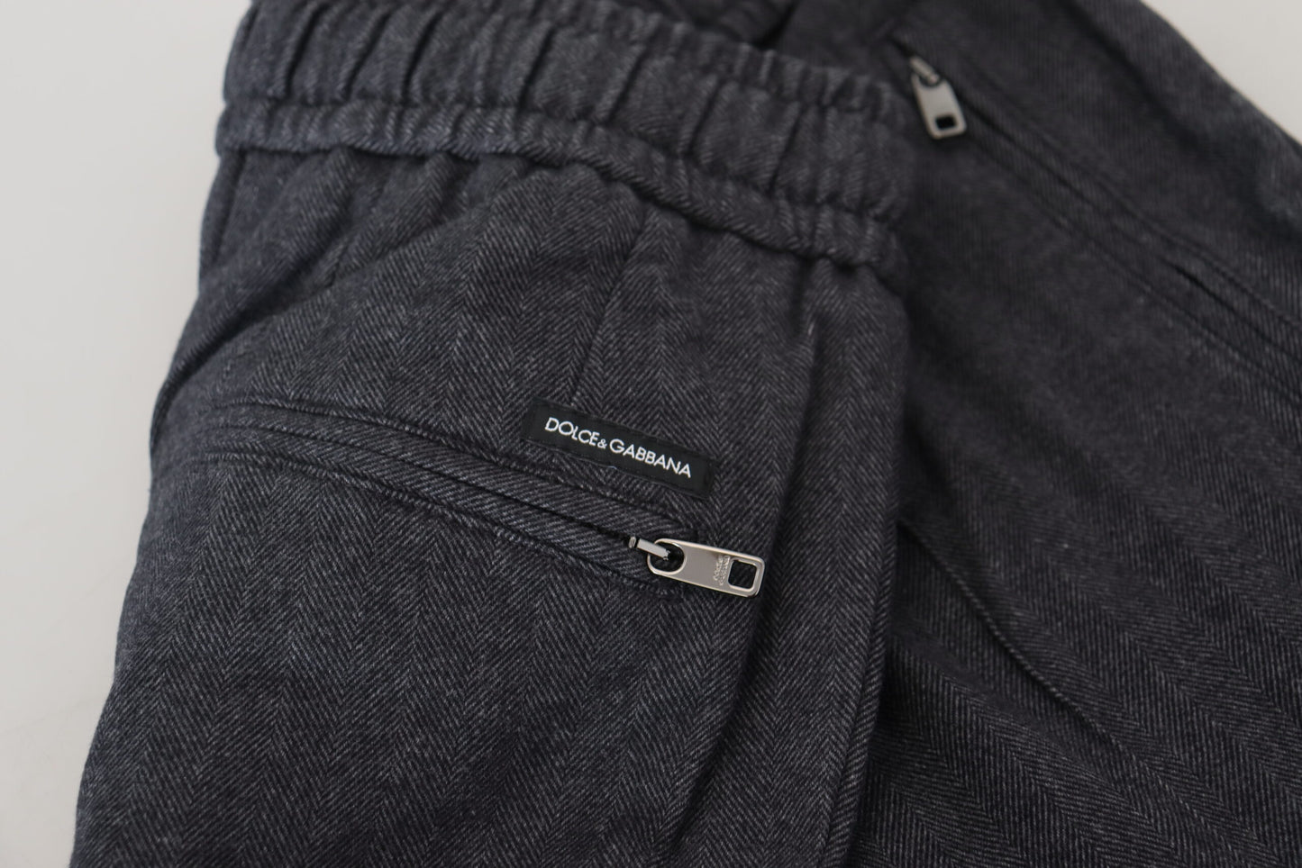 Dolce & Gabbana Graue Jogginghose aus Baumwolle für Herren