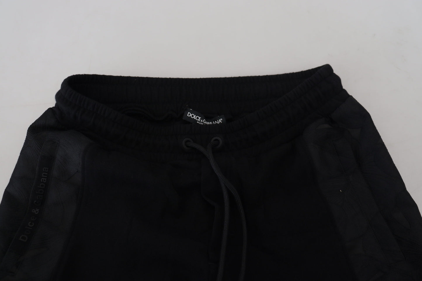 Dolce & Gabbana Schwarze Skinny-Jogginghose aus Polyester für Herren