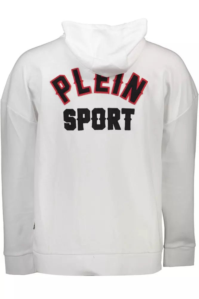 Plein Sport Weißer Baumwollpullover für Herren