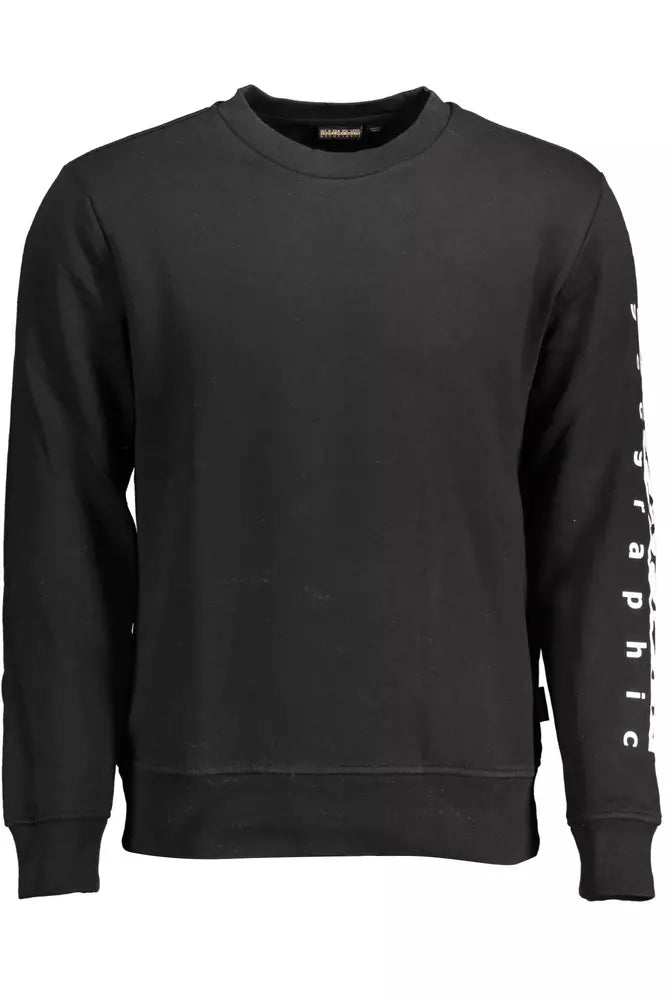Napapijri: Veredeln Sie Ihren Stil mit einem eleganten schwarzen Sweatshirt