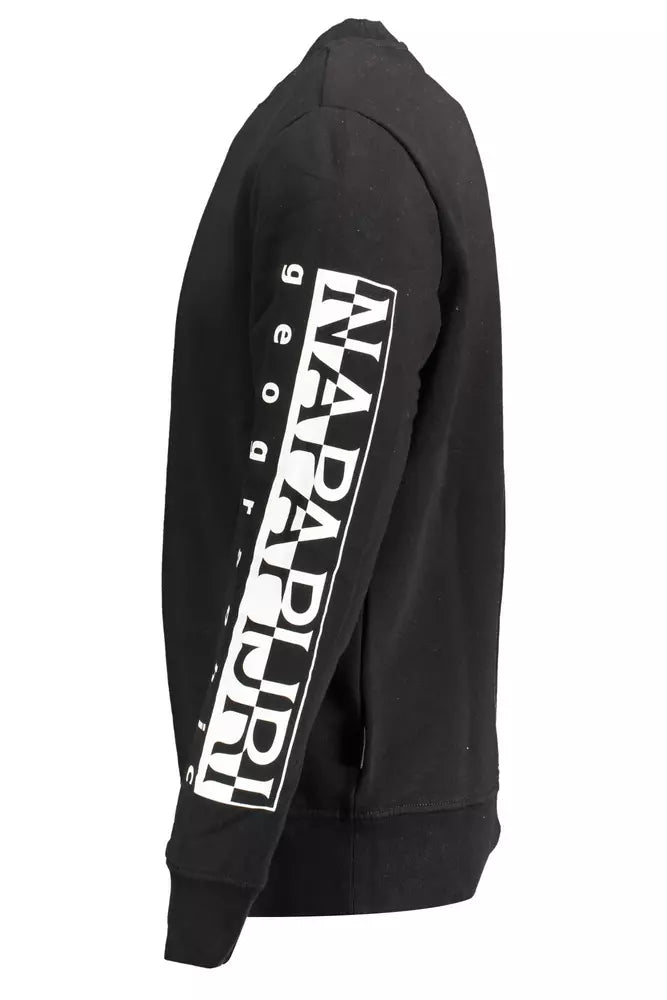 Napapijri: Veredeln Sie Ihren Stil mit einem eleganten schwarzen Sweatshirt