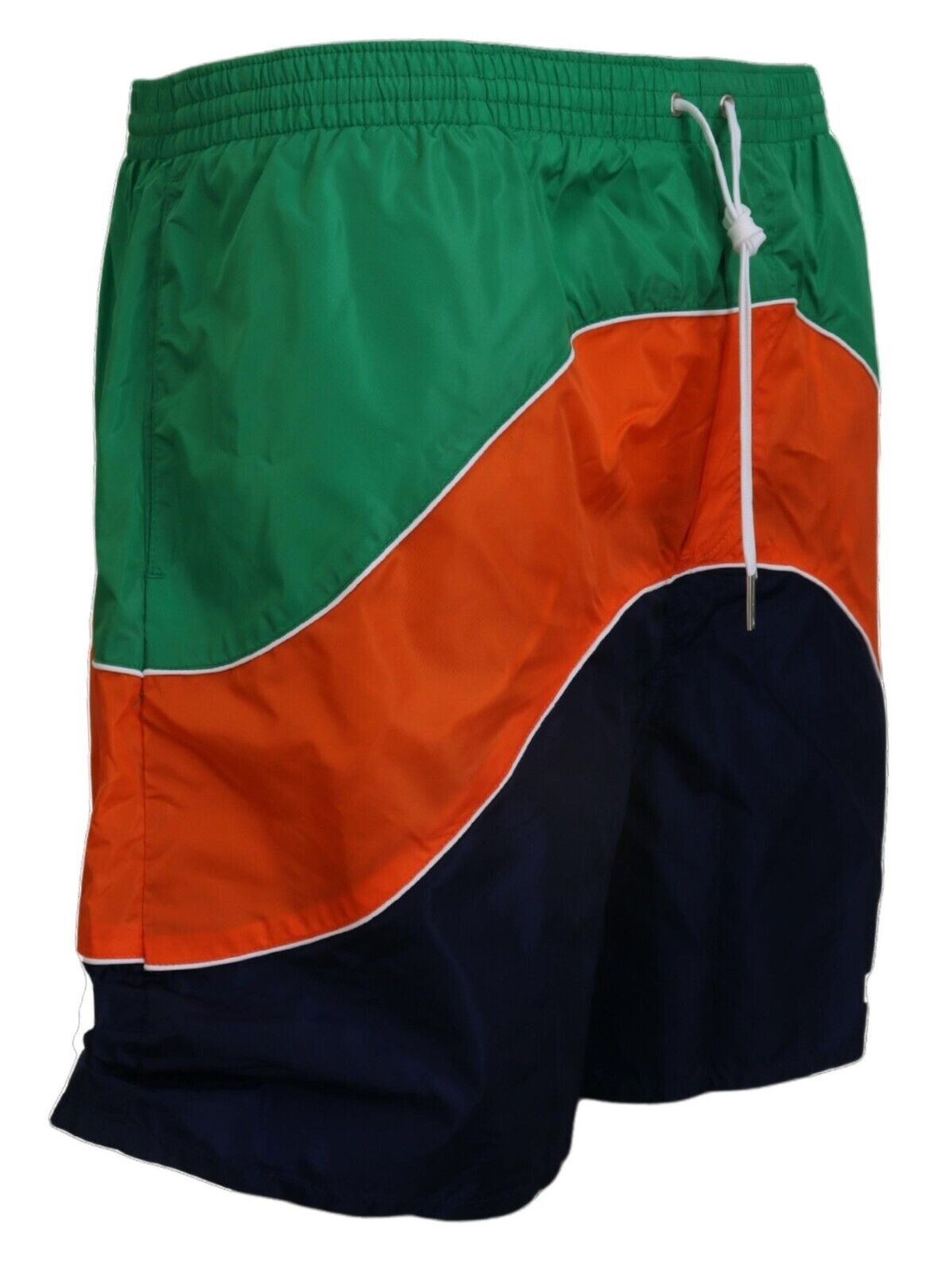 Dsquared² Multicolor Logo Print Men Beachwear Swimwear Shorts