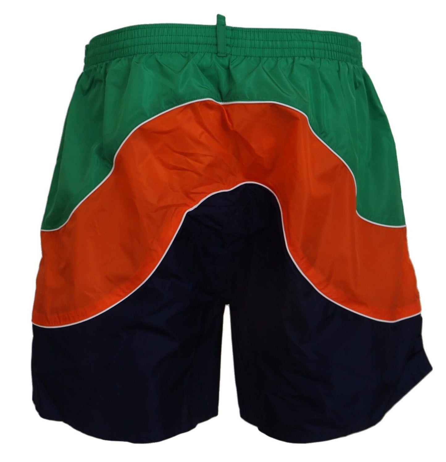 Dsquared² Multicolor Logo Print Men Beachwear Swimwear Shorts