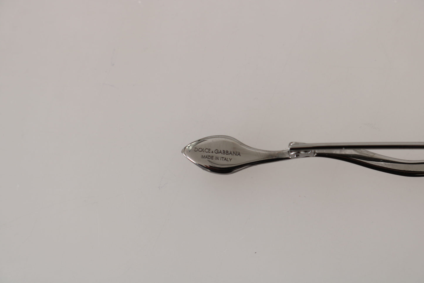 Dolce & Gabbana Silber Messing Kristall Spilla Serpente Brosche Pin