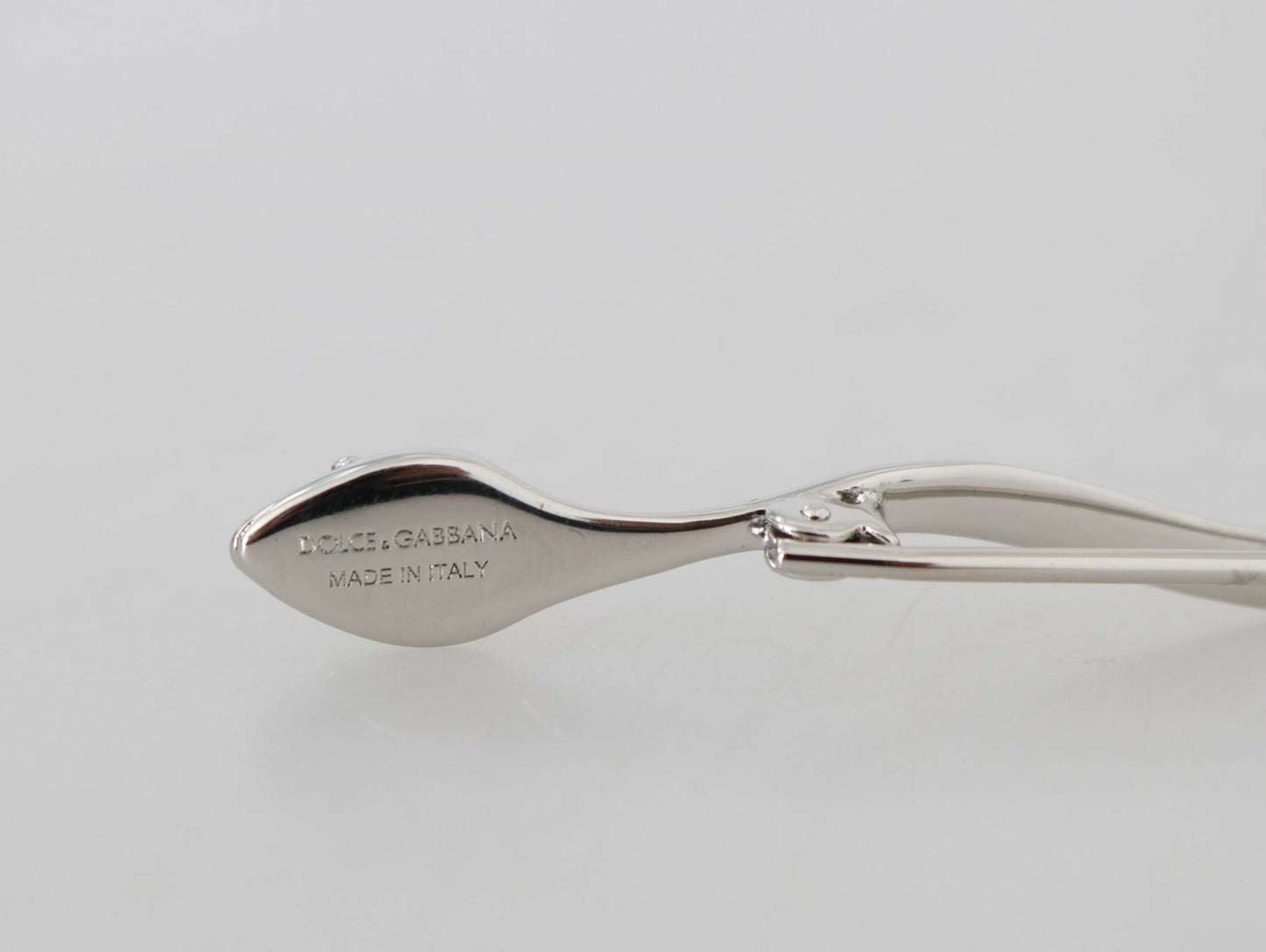 Dolce & Gabbana Silber Messing Kristall Spilla Serpente Herren Brosche Pin