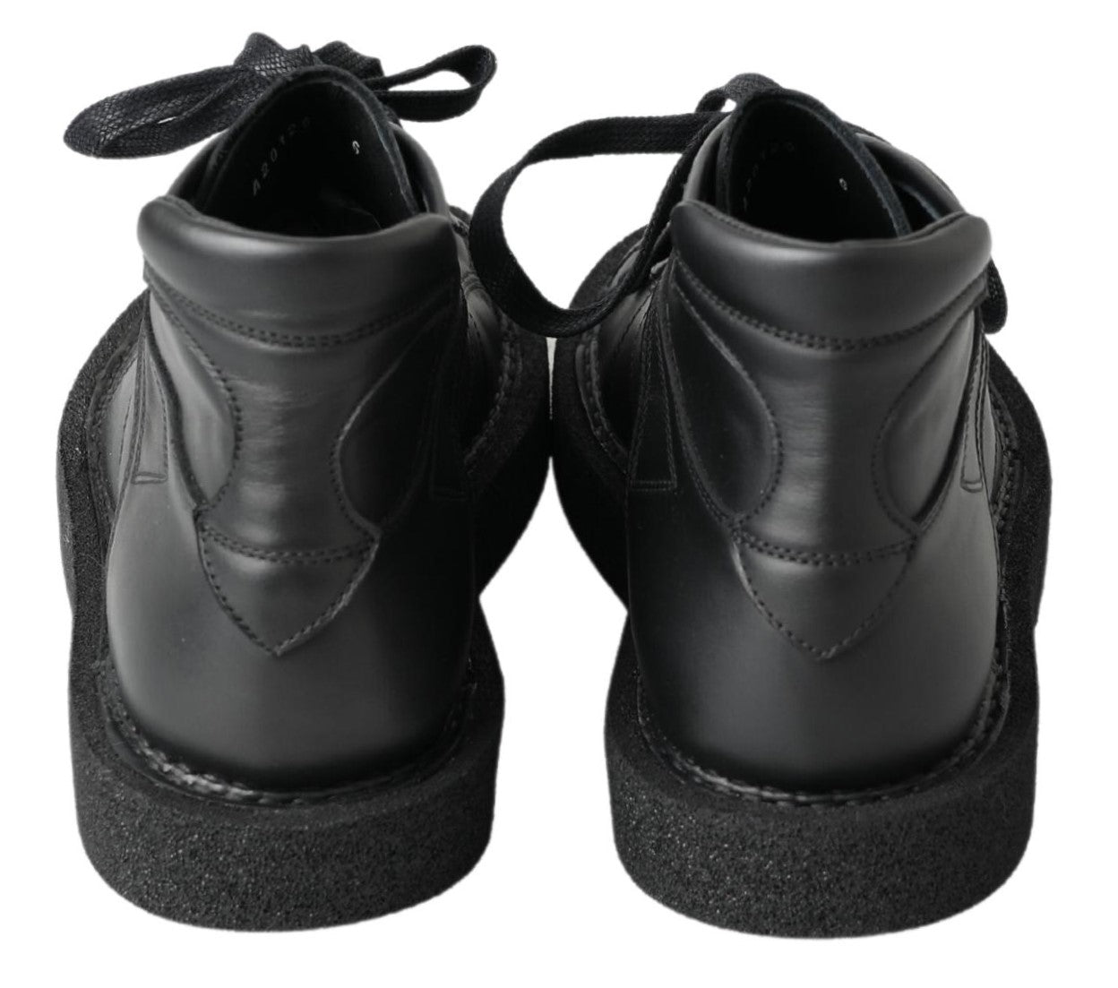 Dolce & Gabbana – Schwarze Stretch-Stiefel aus Leder zum Hineinschlüpfen