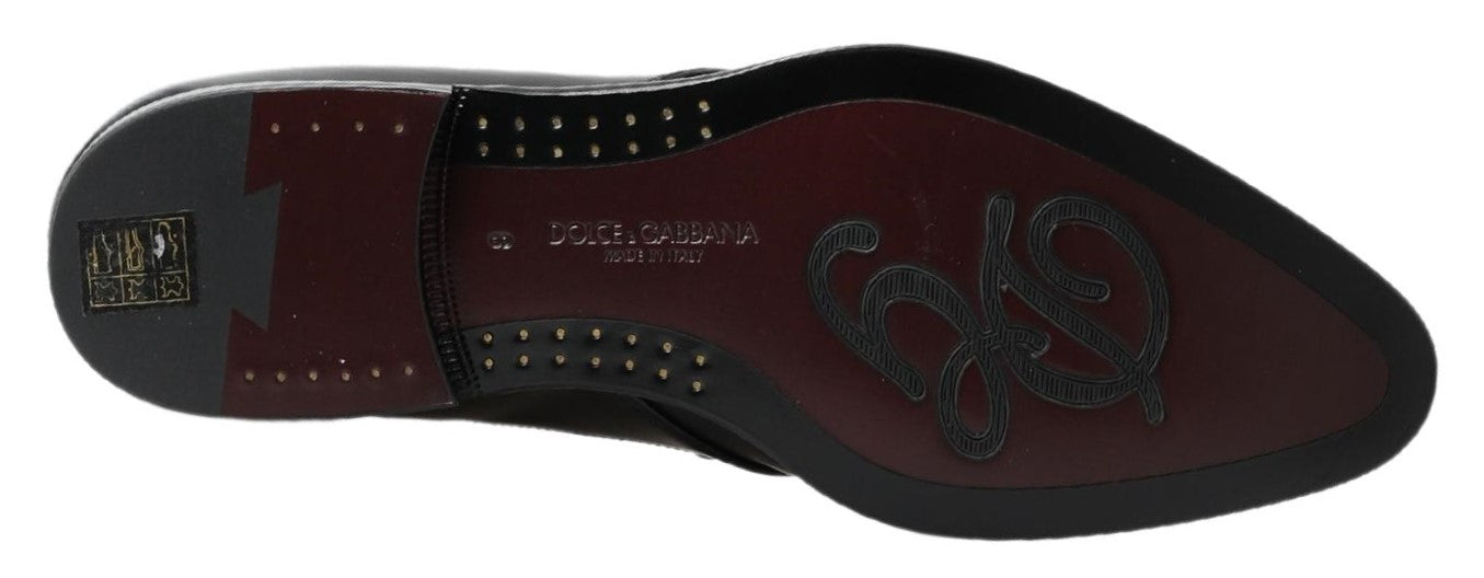 Dolce & Gabbana – Schwarze Derby-Schuhe für formelle Anlässe
