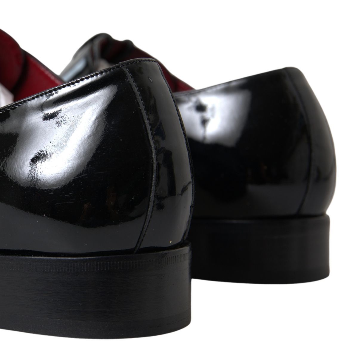 Dolce & Gabbana – Formelle Schuhe aus schwarzem Lackleder