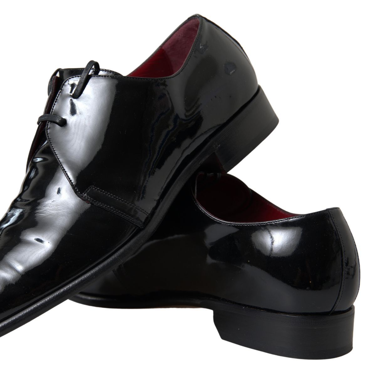 Dolce & Gabbana – Formelle Schuhe aus schwarzem Lackleder