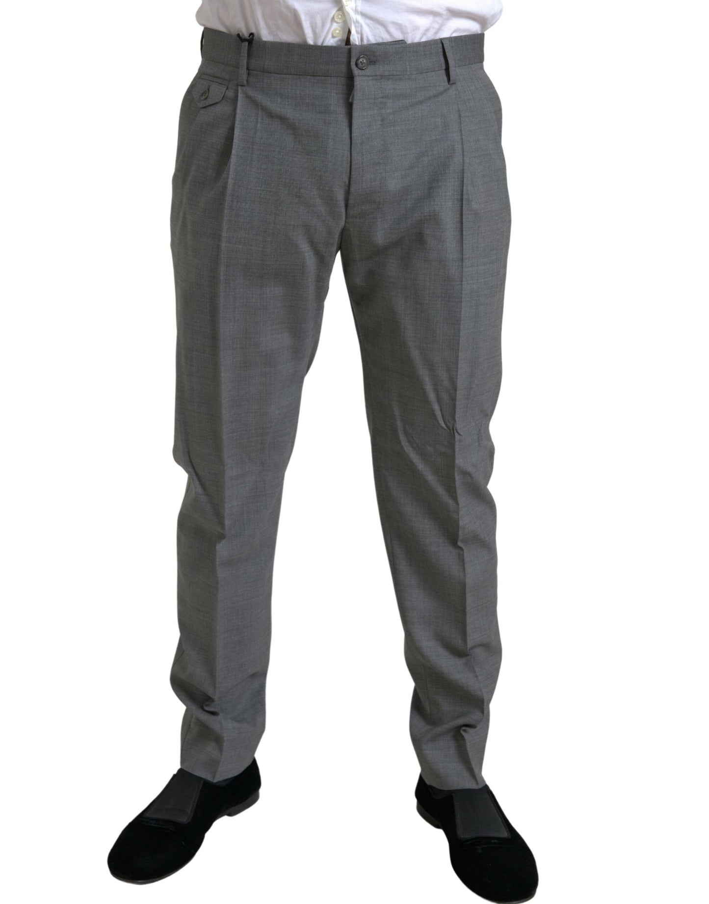Dolce & Gabbana Graue Chinohose aus Wolle für Herren