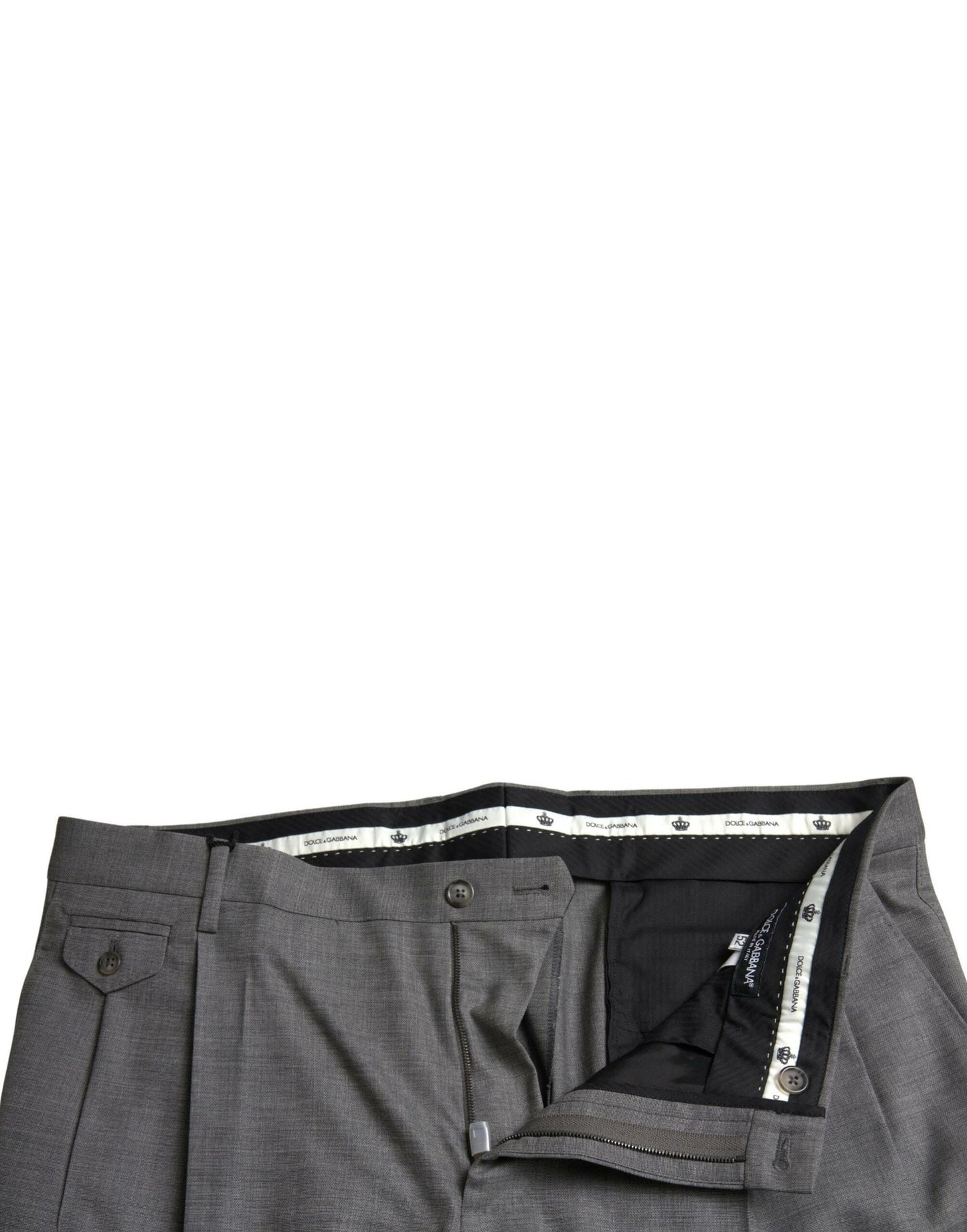 Dolce & Gabbana Graue Chinohose aus Wolle für Herren