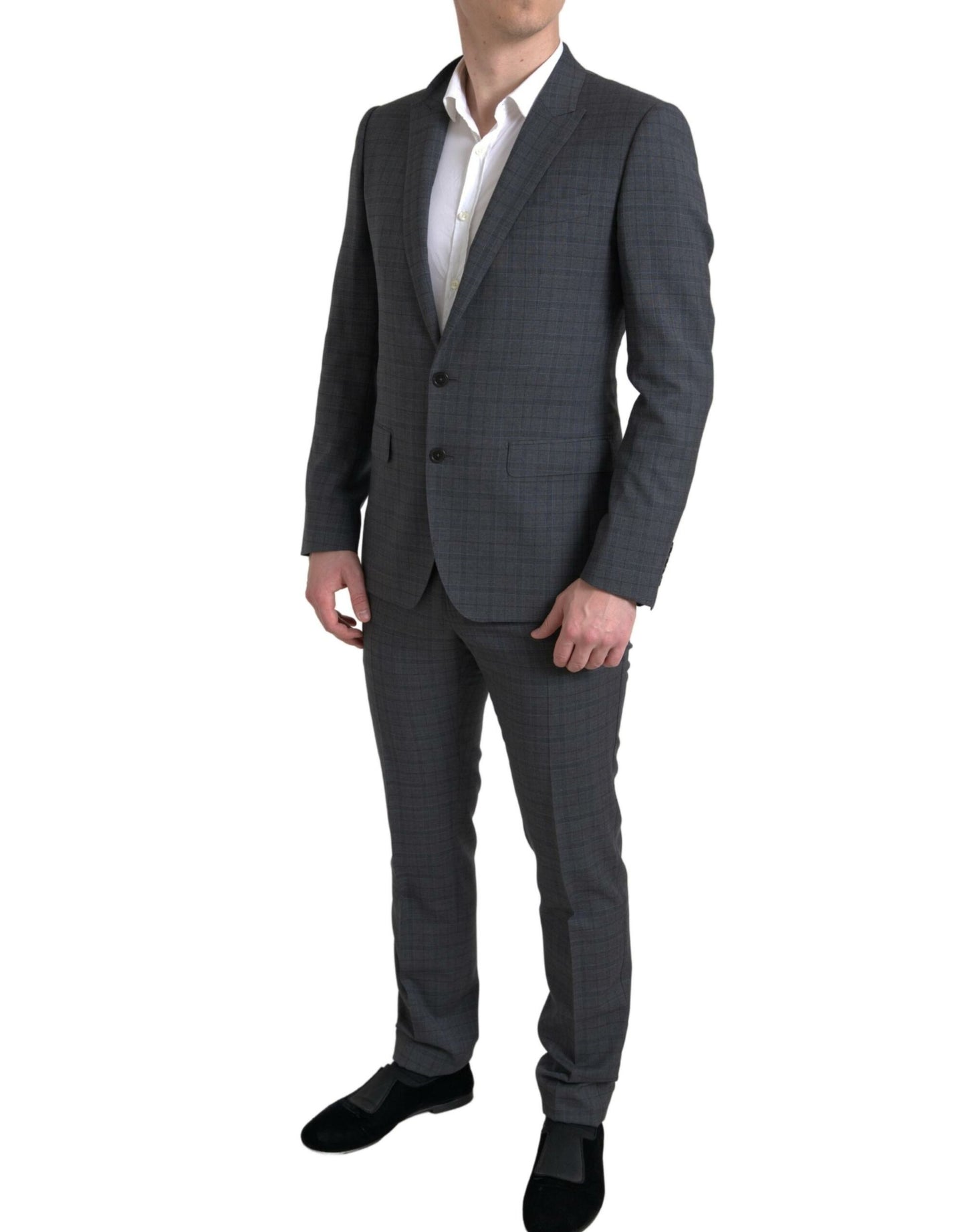 Dolce & Gabbana Grauer 2-teiliger einreihiger MARTINI-Anzug