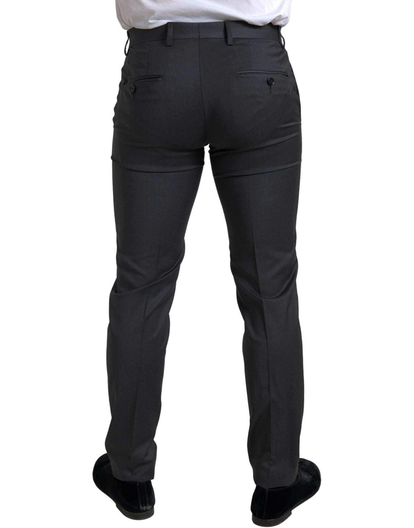 Dolce & Gabbana Grauer 2-teiliger zweireihiger SICILIA-Anzug