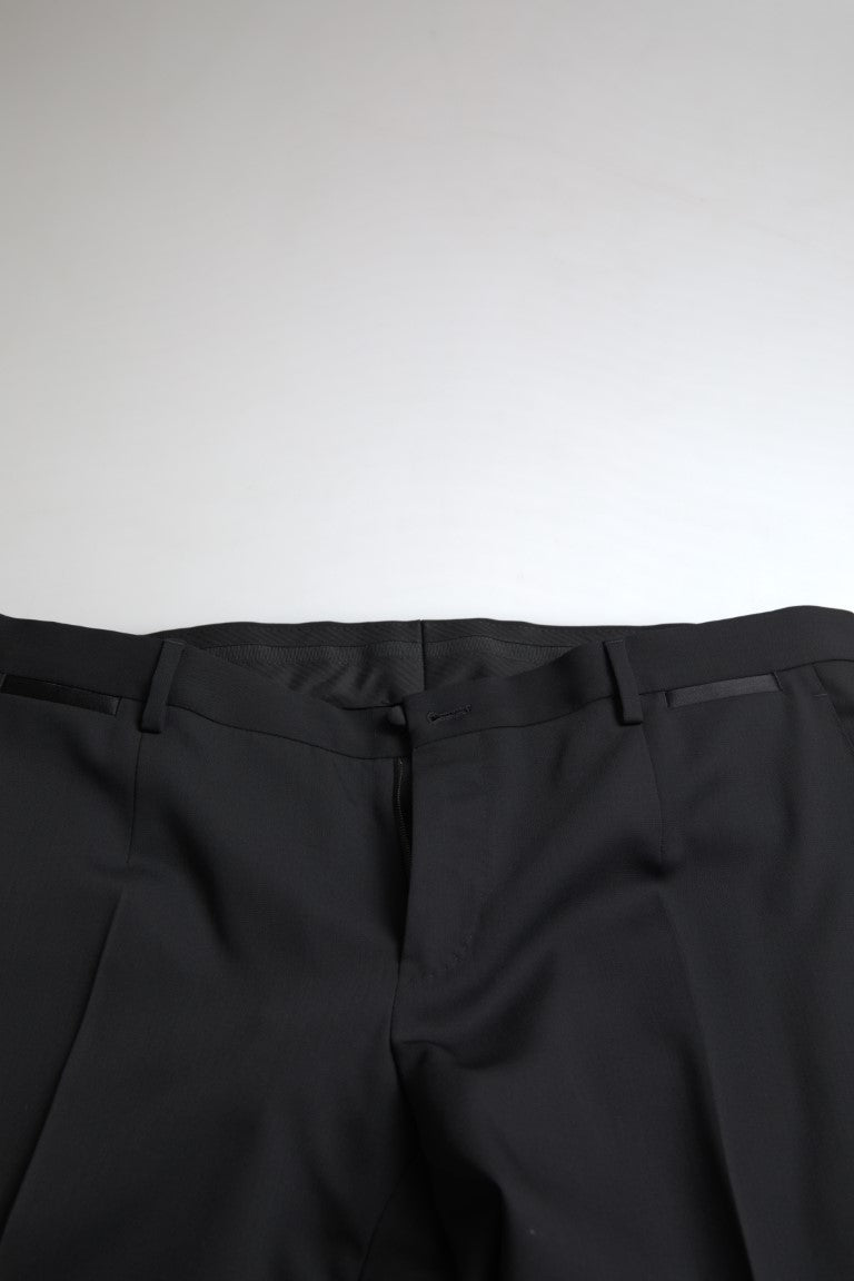 Dolce & Gabbana – Schwarzer, zweiteiliger, einreihiger MARTINI-Anzug