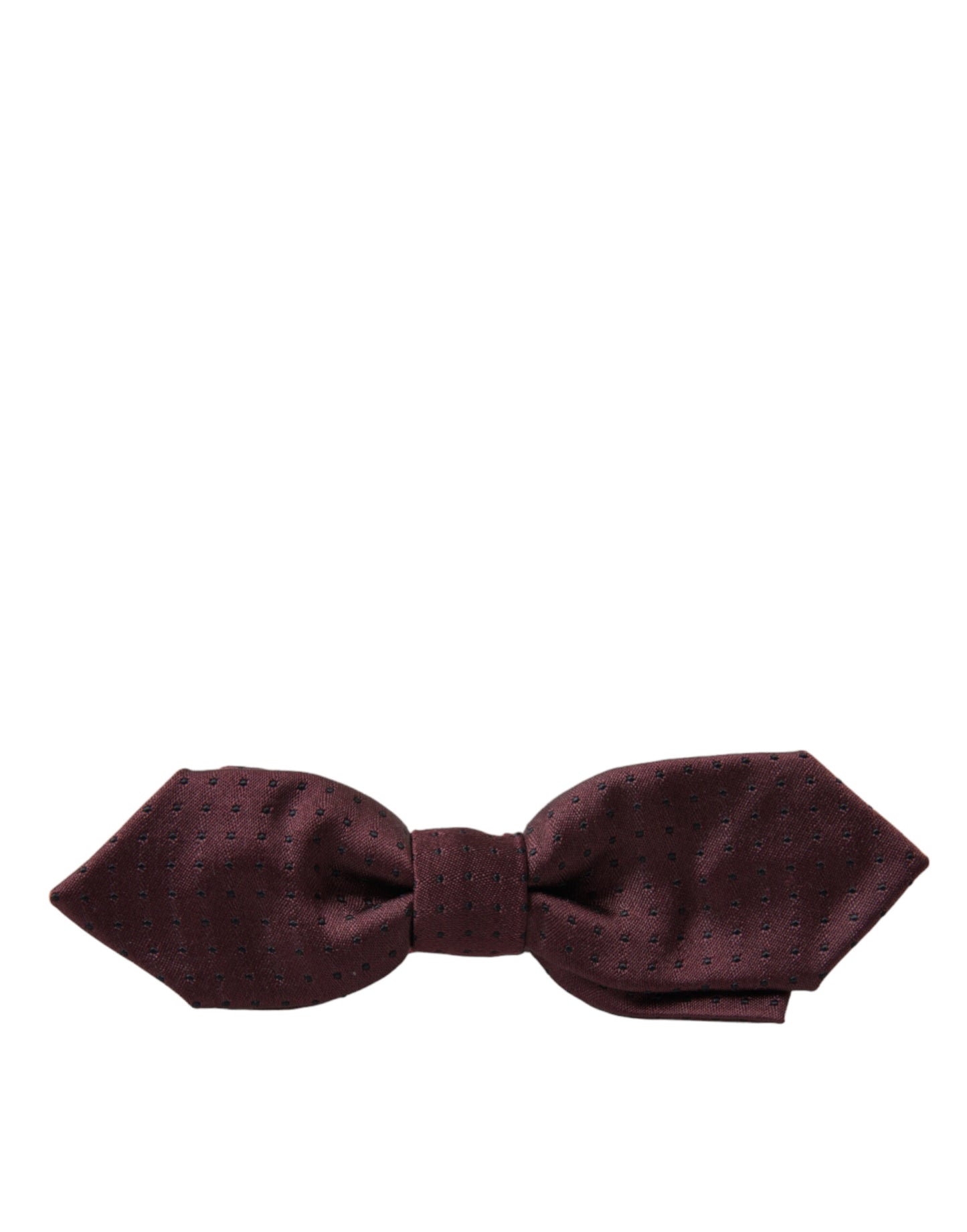Dolce & Gabbana – Schmale Papillon-Fliege aus Seide in Bordeauxrot mit verstellbarem Hals