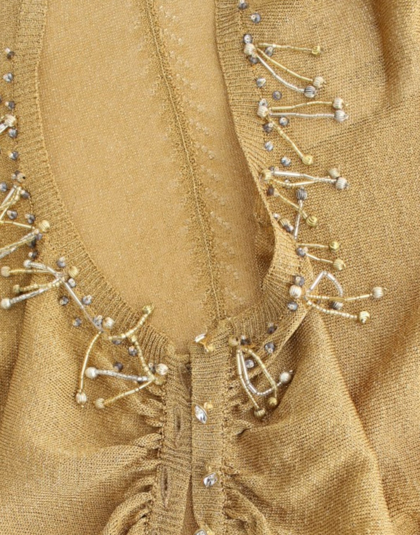 Cavalli Gold – Verziertes, goldenes Bolero