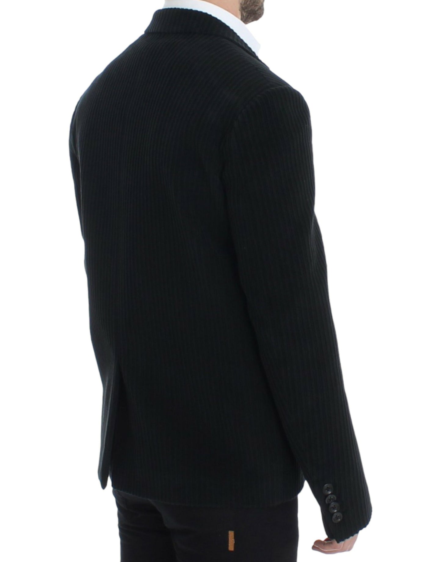 Dolce & Gabbana Schwarzer Manchester MARTINI-Blazer