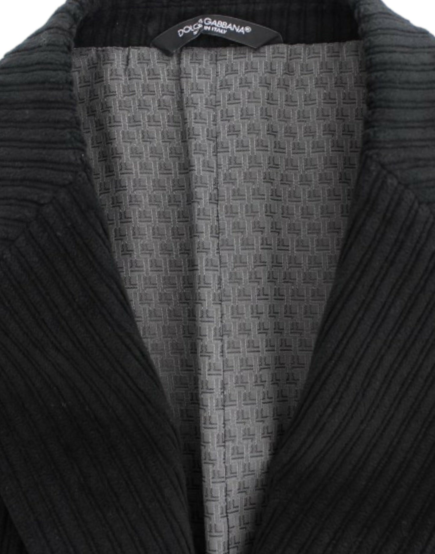 Dolce & Gabbana Schwarzer Manchester MARTINI-Blazer