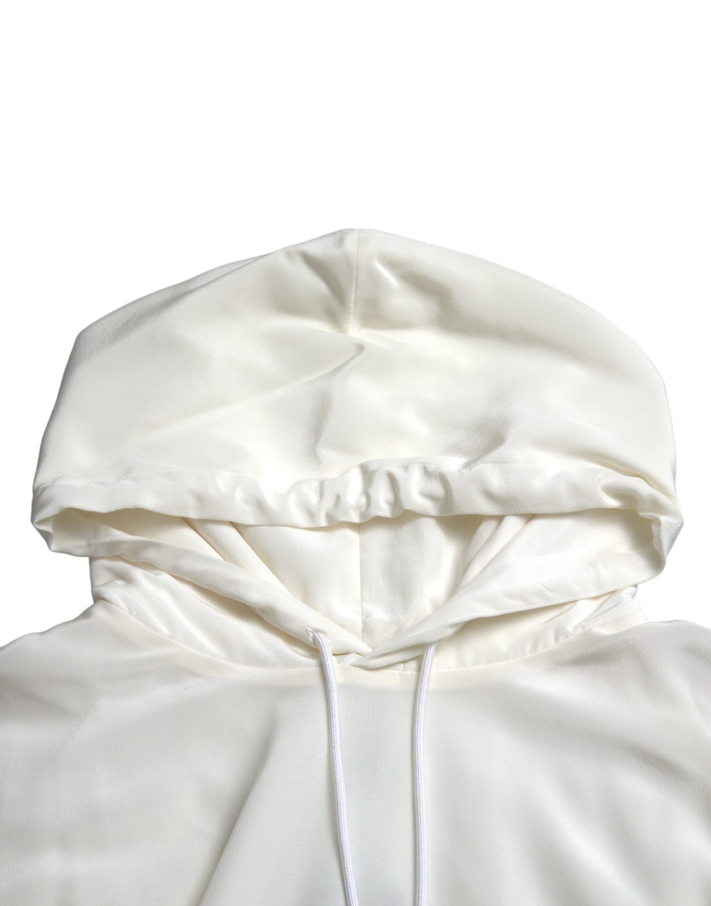 Dolce & Gabbana – Weißer Kapuzenpullover mit Blumenmuster