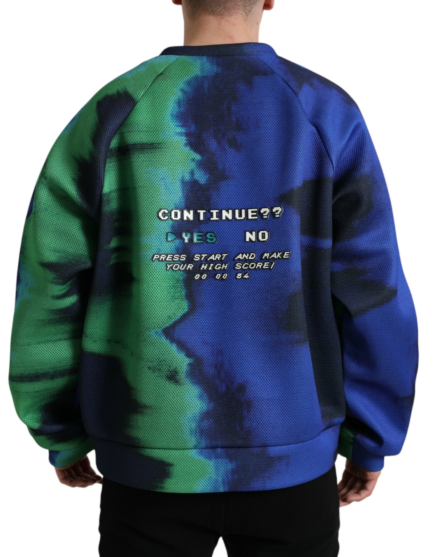 Dolce & Gabbana Pullover mit Rundhalsausschnitt und mehrfarbigem Logo