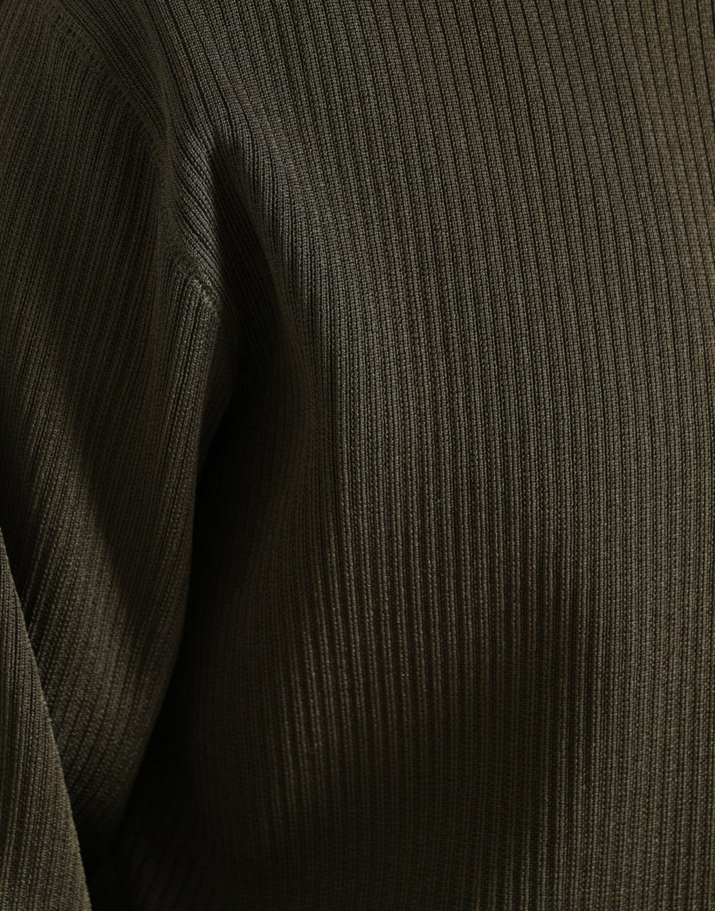 Dolce & Gabbana Grüner Viskose-Pullover mit Rundhalsausschnitt für Herren