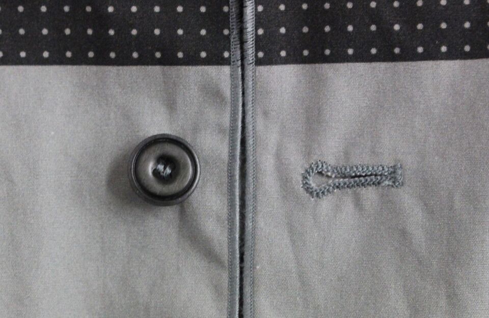 Dolce & Gabbana Grau gepunktetes Kleid Weste Gilet Weste