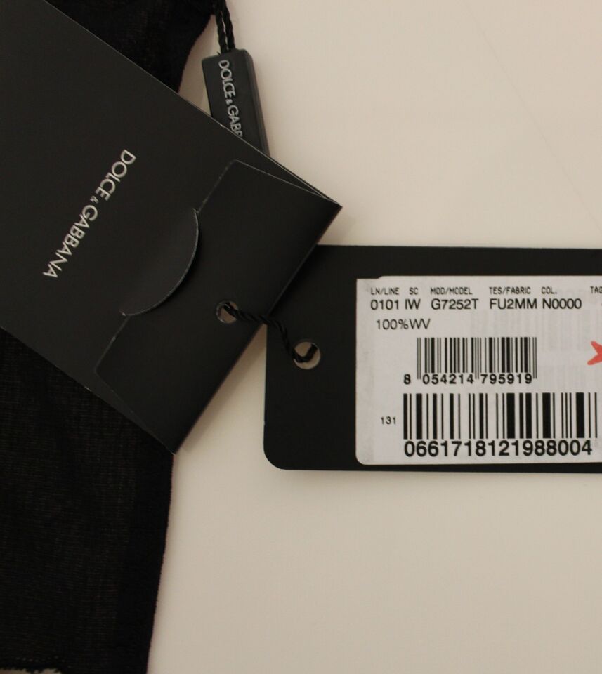 Dolce & Gabbana – Schwarze Weste aus Wolle für formelle Anlässe