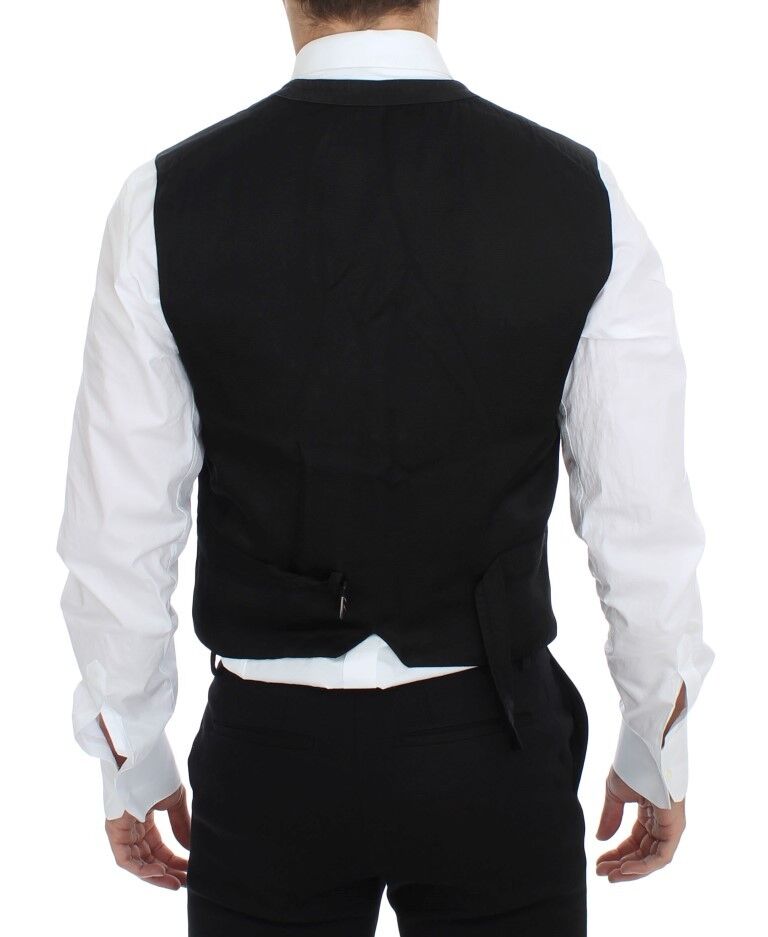 Dolce & Gabbana – Schwarze Weste aus Baumwollmischung