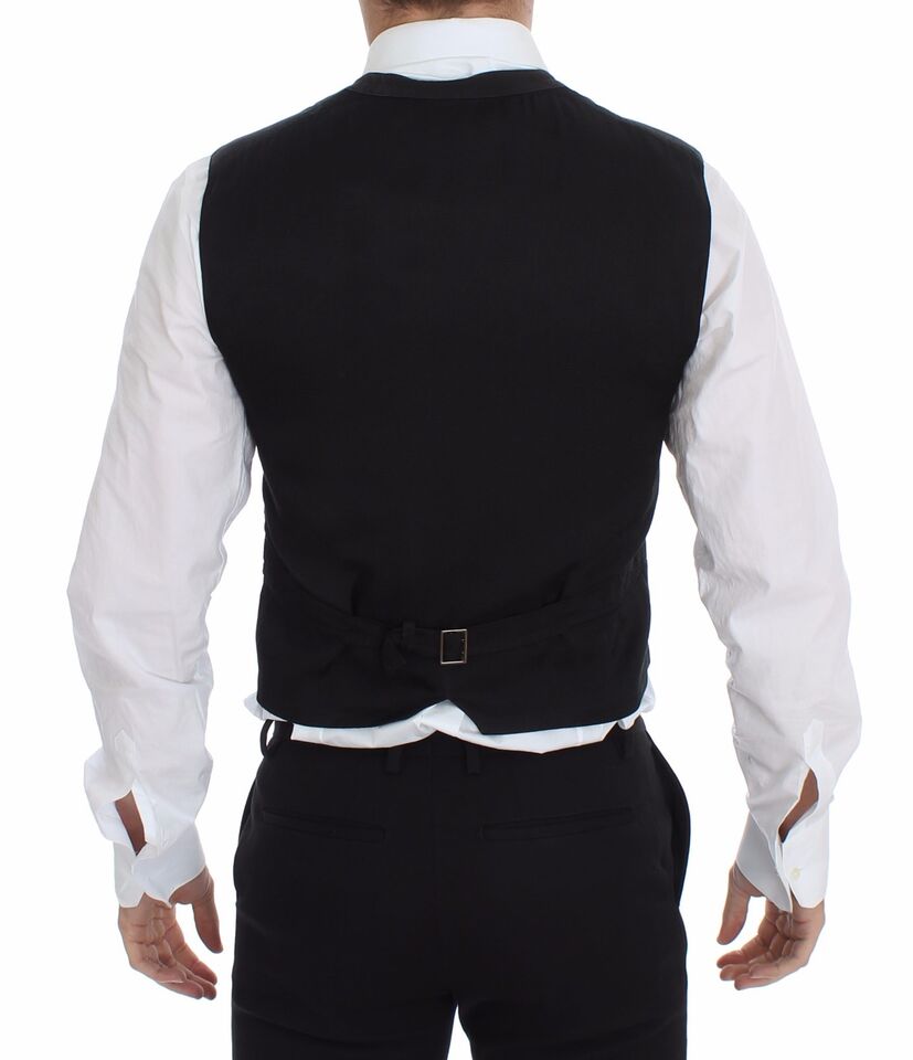Dolce & Gabbana – Schwarzer Blazer aus Baumwollviskose