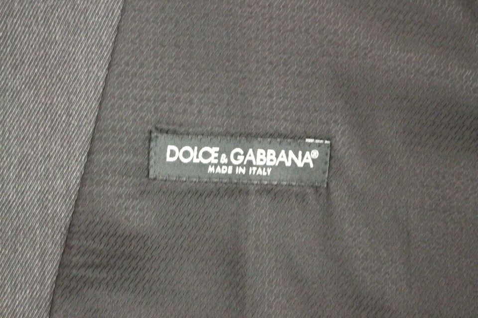 Dolce & Gabbana Graue Weste aus Wolle für formelle Anlässe