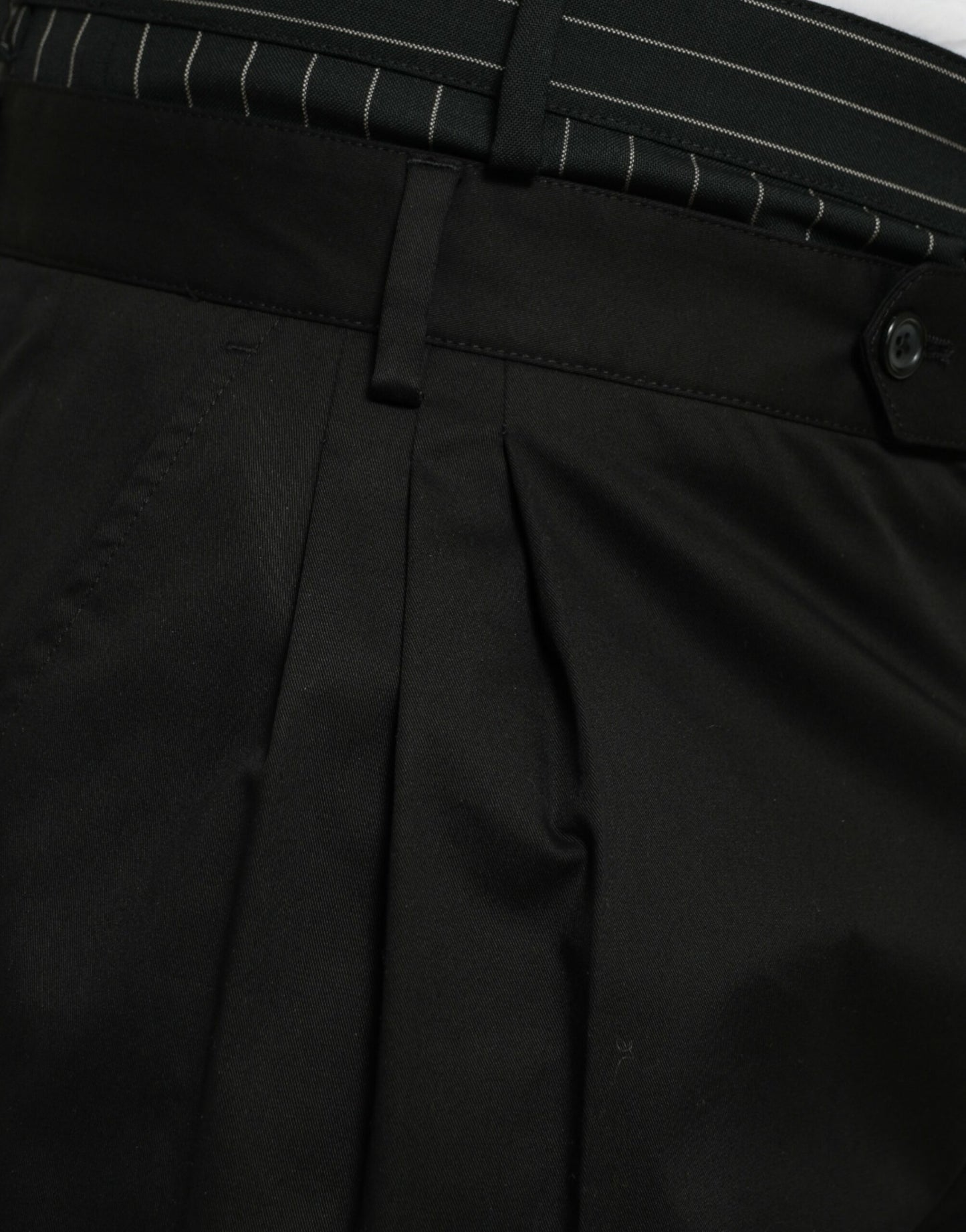 Dolce & Gabbana – Schwarze Cargo-Bermudashorts aus Baumwollstretch