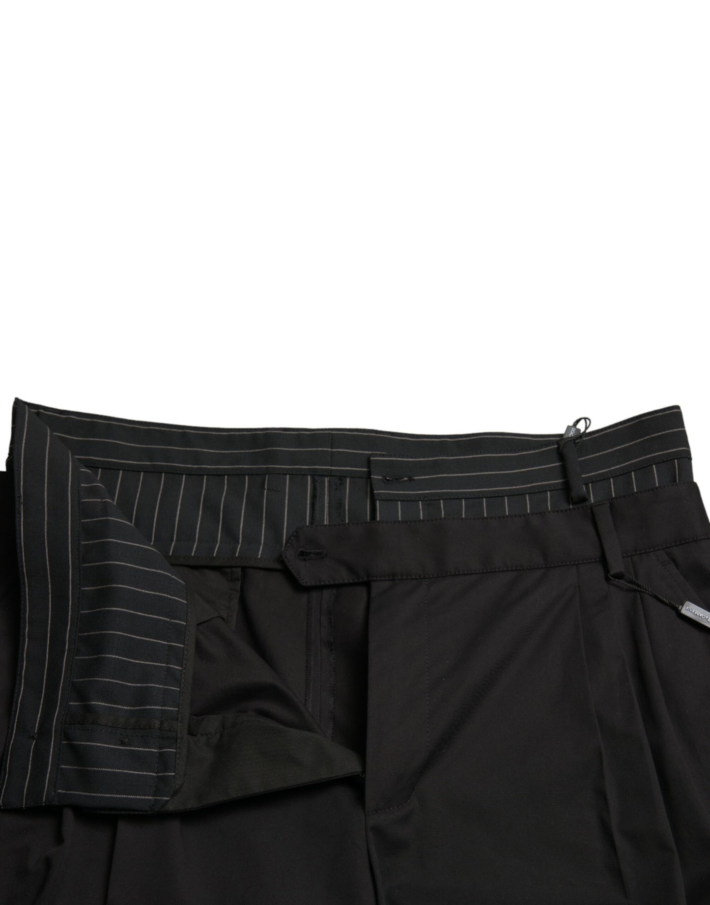 Dolce & Gabbana – Schwarze Cargo-Bermudashorts aus Baumwollstretch