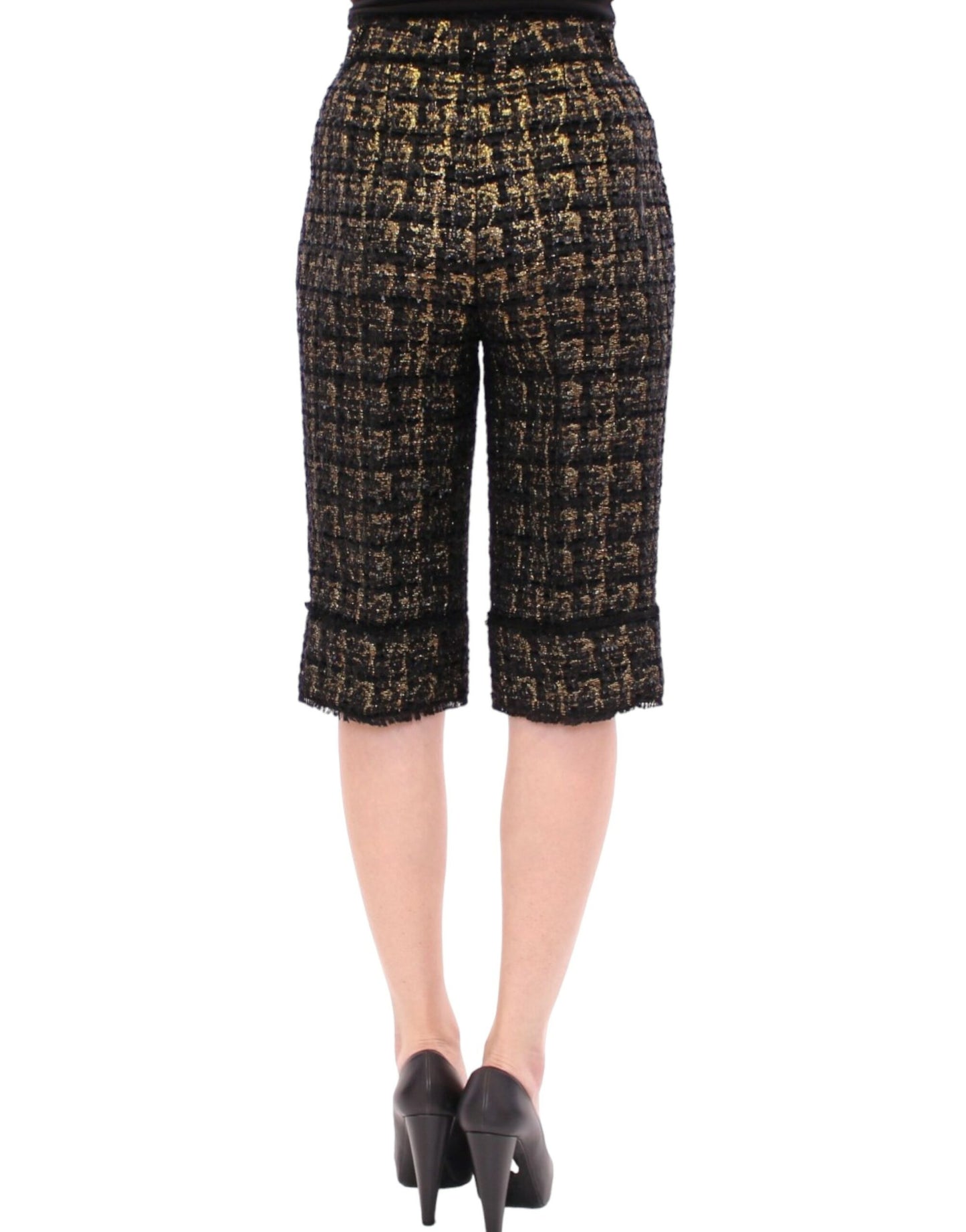 Dolce & Gabbana Schwarze Shorts aus Stoff