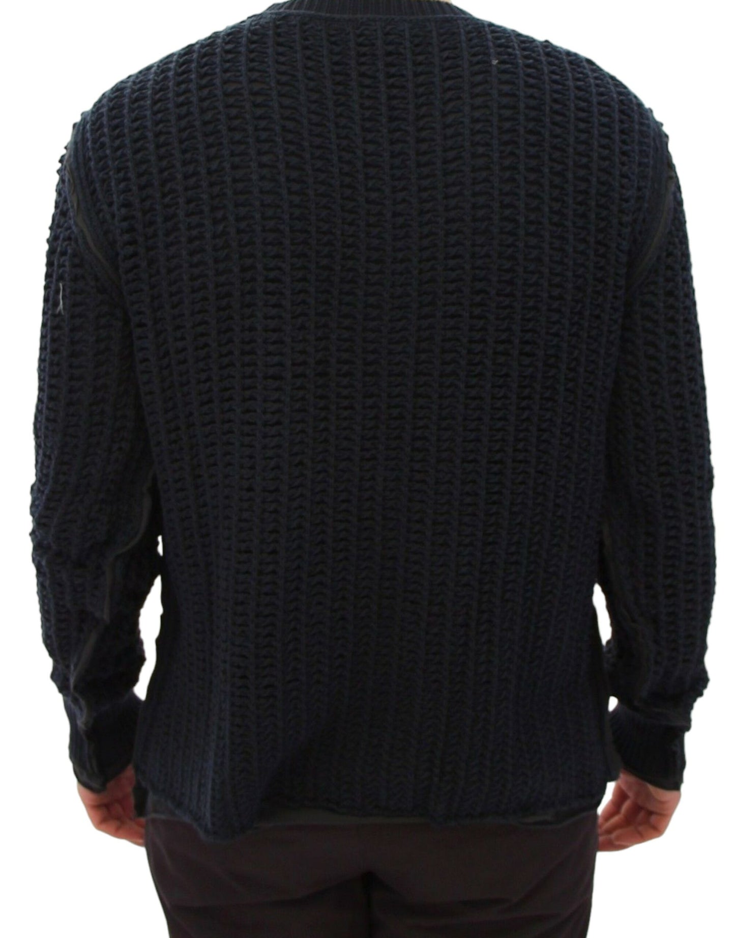 Dolce & Gabbana Blauer Runway Netzpullover Netzpullover