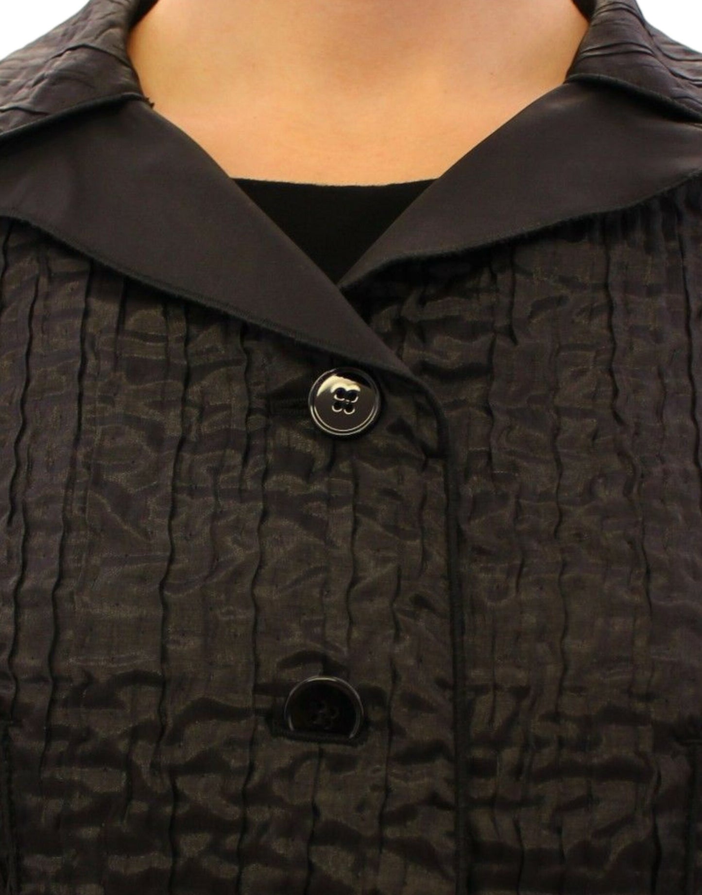 Dolce & Gabbana Schwarzer kurzer Bolero-Jackenmantel
