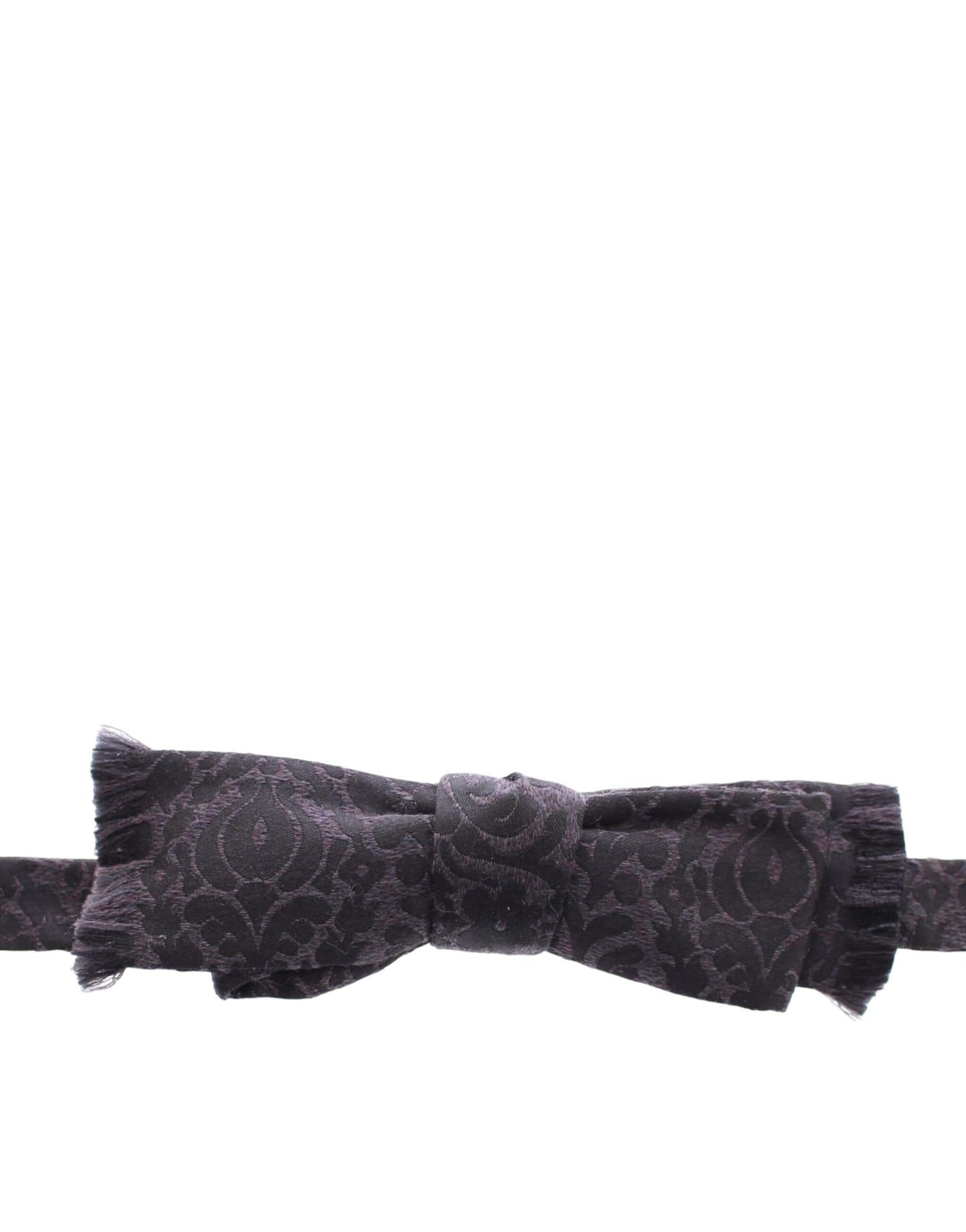 Dolce & Gabbana Grau-schwarze Wollfliege