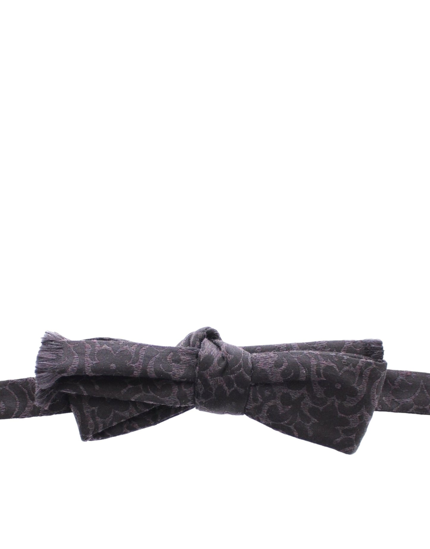 Dolce & Gabbana Grau-schwarze Wollfliege