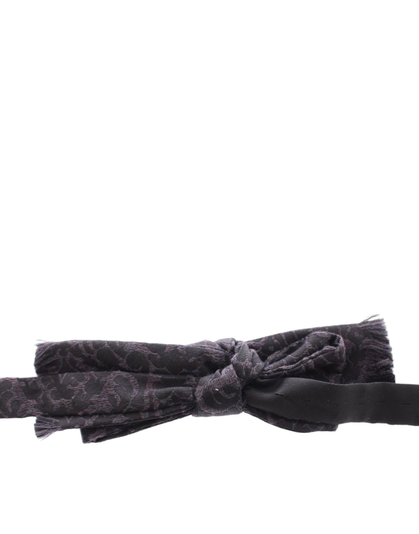Dolce & Gabbana Grau-schwarze Wollfliege