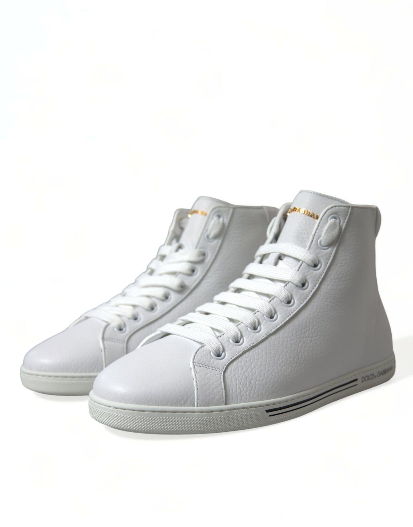 Dolce & Gabbana Weiße Saint Tropez High Top Herren Sneakers Schuhe