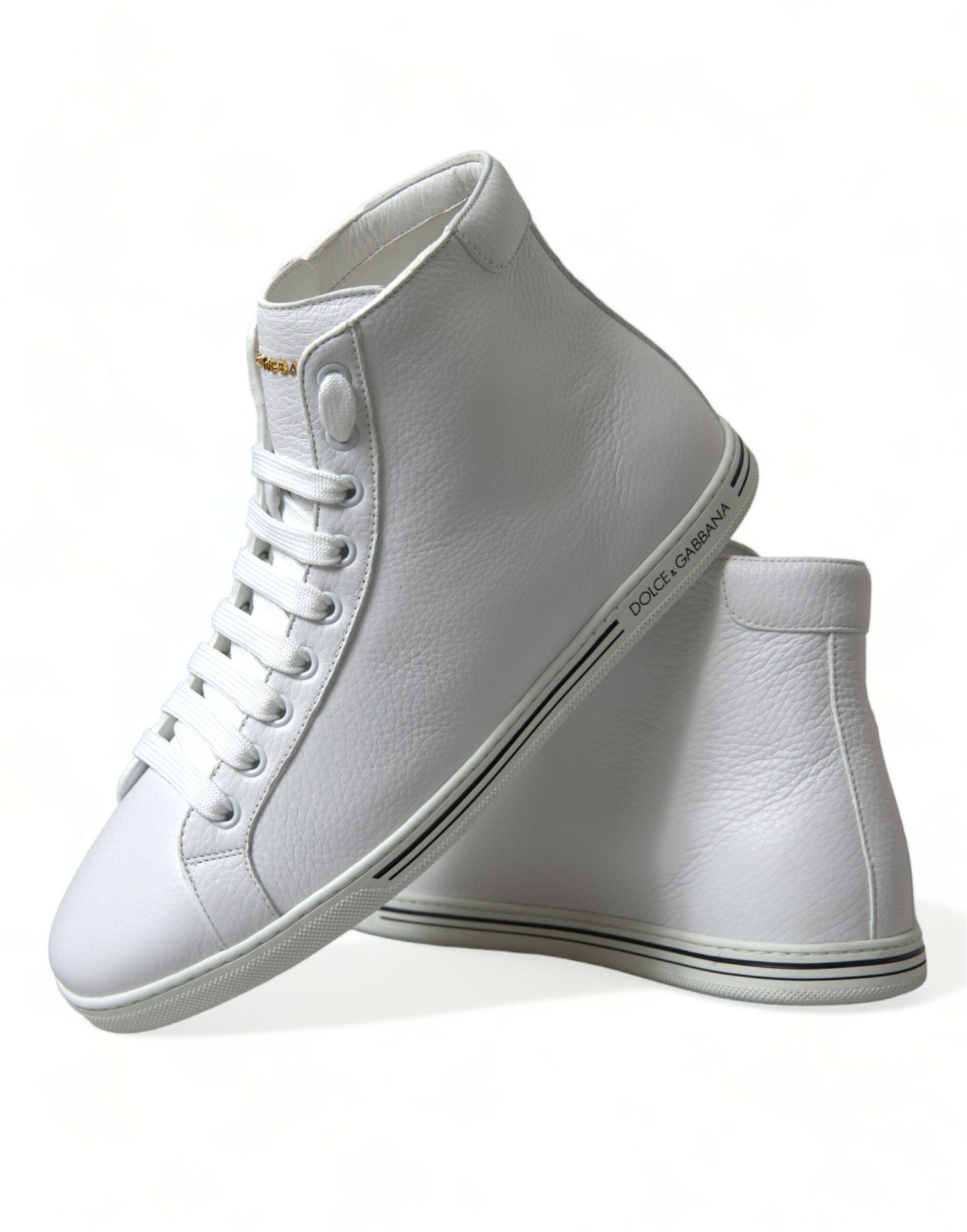 Dolce & Gabbana Weiße Saint Tropez High Top Herren Sneakers Schuhe
