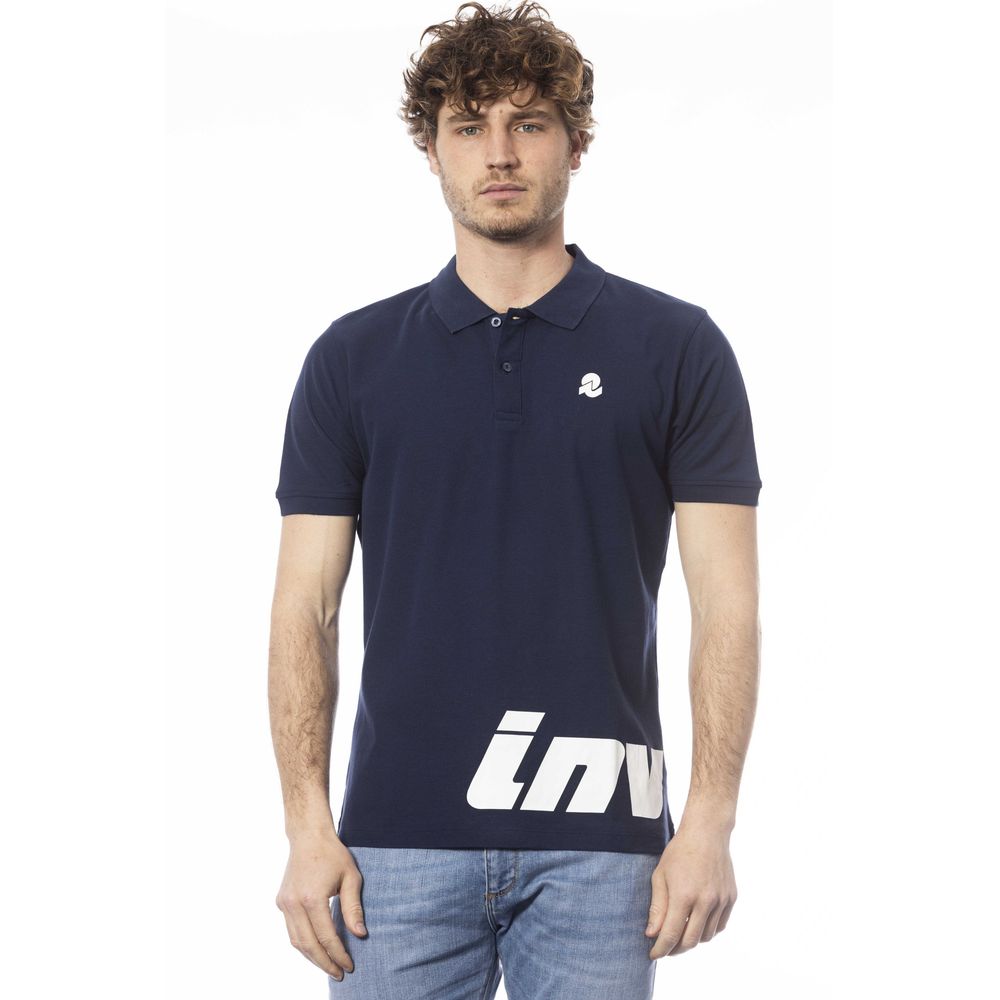 Invicta Blaues Herren-Poloshirt aus Baumwolle