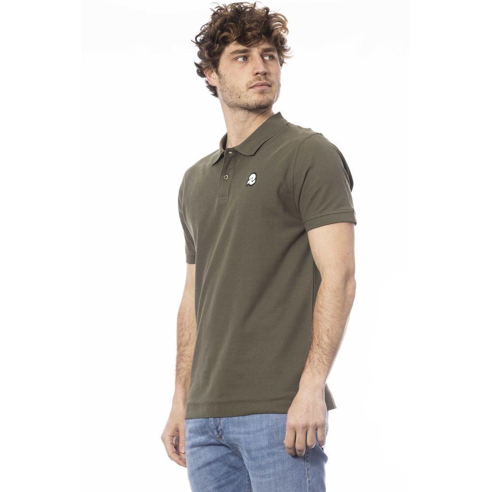 Invicta Grünes Poloshirt aus Baumwolle für Herren