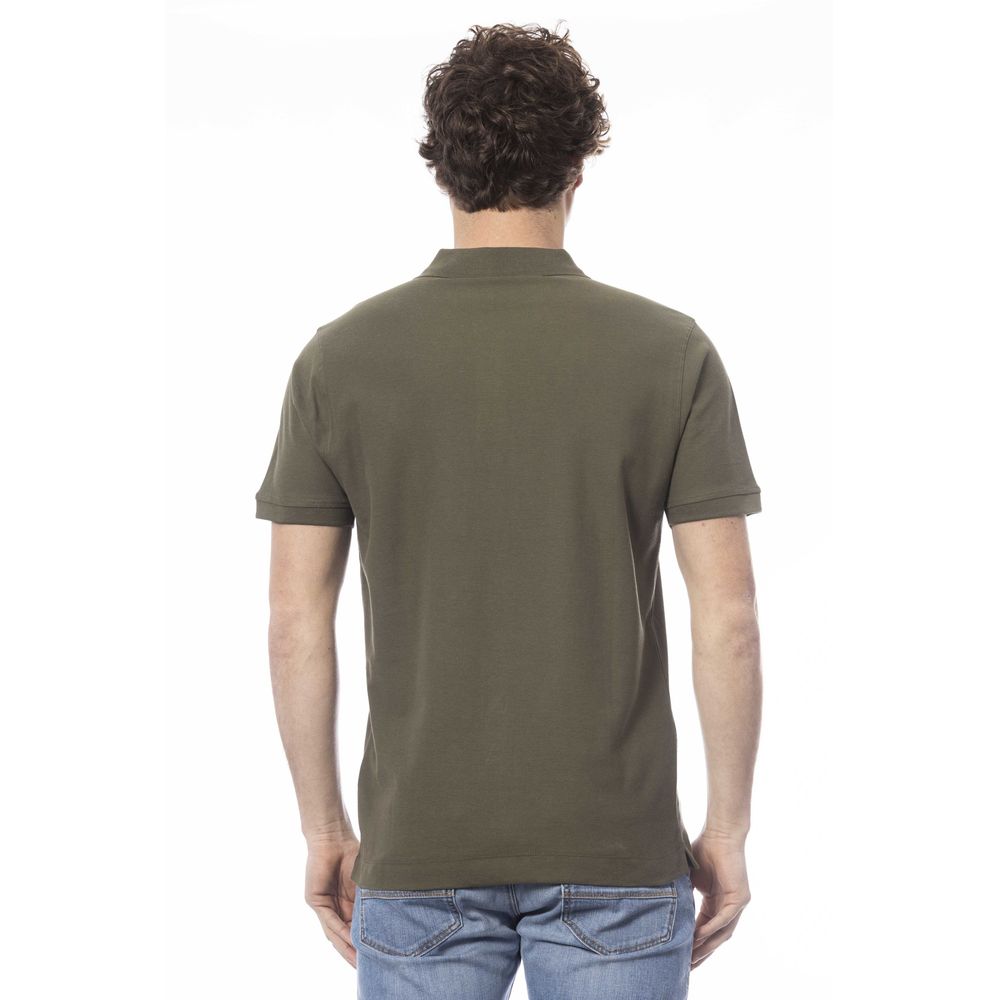 Invicta Grünes Poloshirt aus Baumwolle für Herren