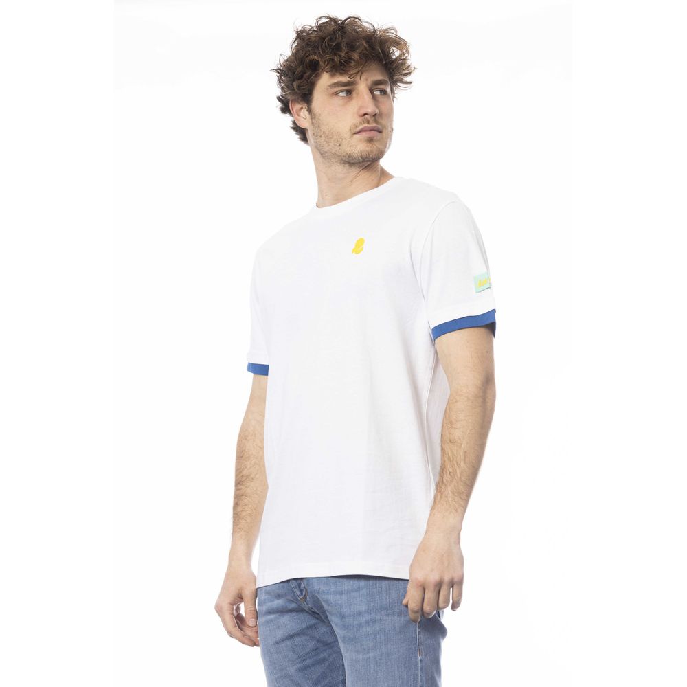 Invicta Weißes Baumwoll-T-Shirt für Herren