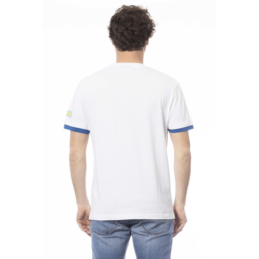 Invicta Weißes Baumwoll-T-Shirt für Herren