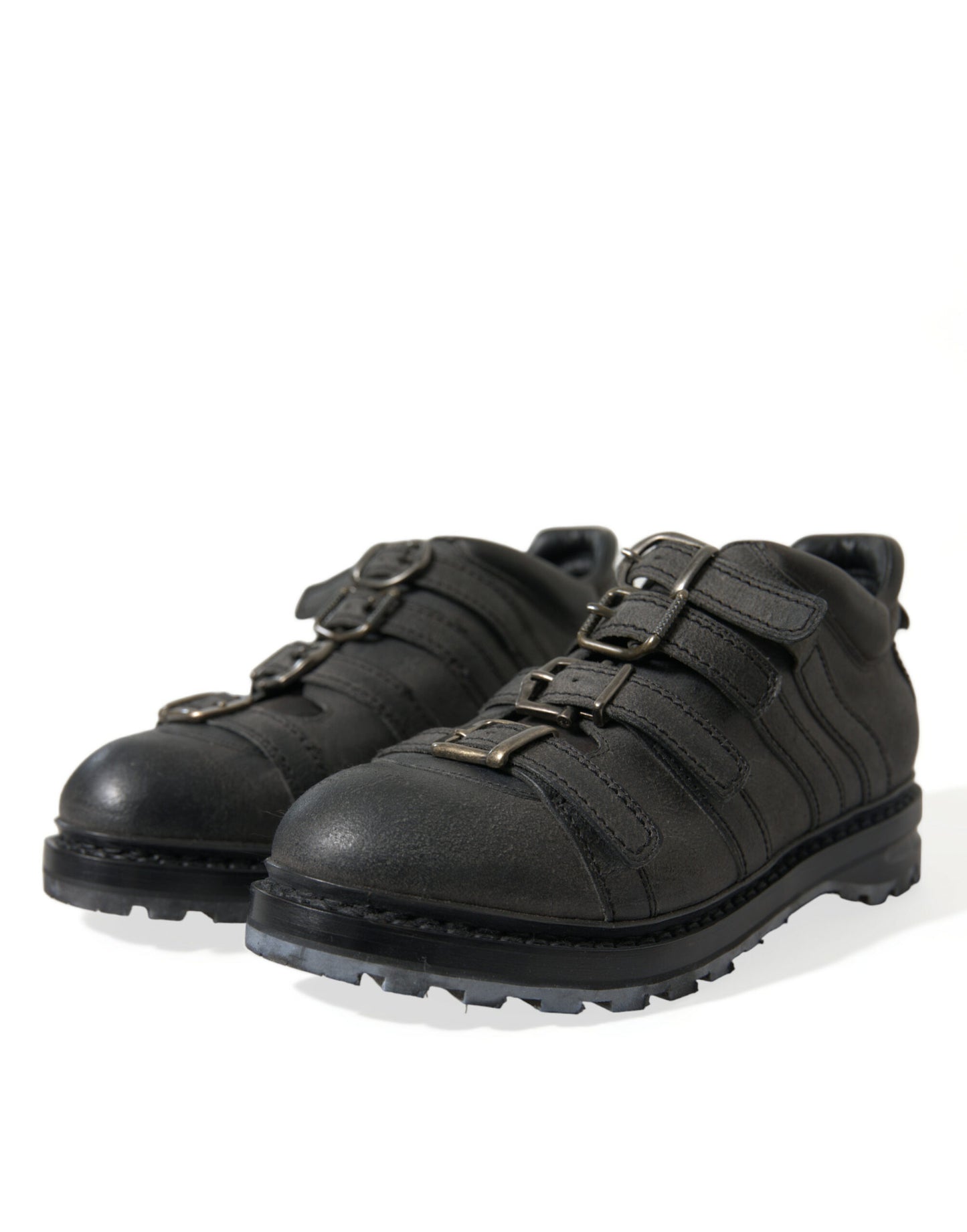Dolce & Gabbana Herren Stiefeletten mit schwarzem Lederband