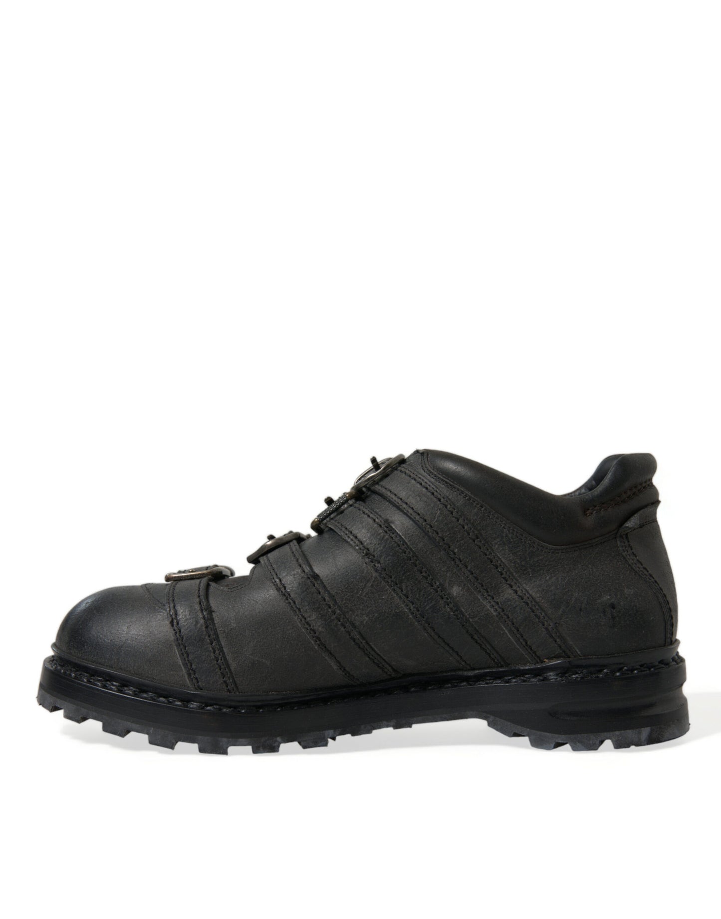 Dolce & Gabbana Herren Stiefeletten mit schwarzem Lederband