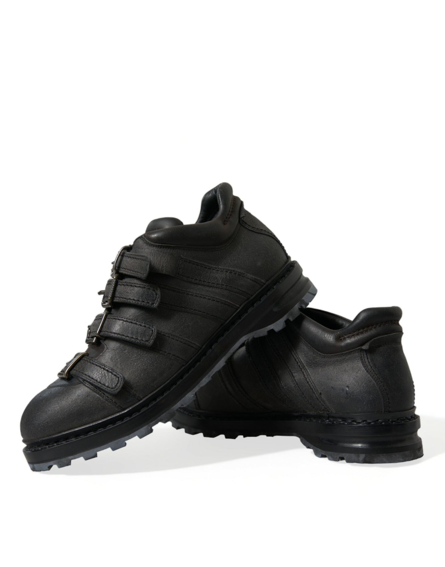Dolce & Gabbana Herren Stiefeletten mit schwarzem Lederband