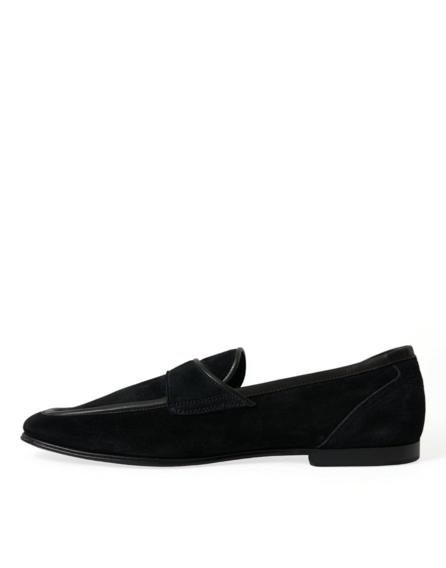 Dolce & Gabbana – Slipper-Loafer aus schwarzem Samt